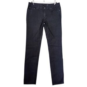 Prana Womens Skinny Jeans Size 8/29 Black Low Rise Stretch,